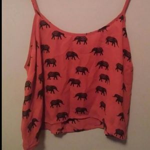 Forever21 elephant tank top